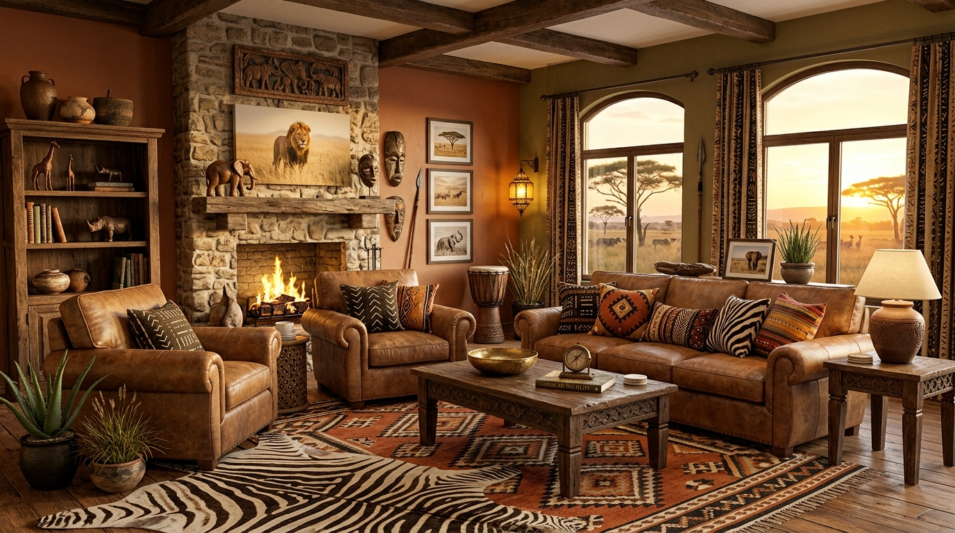 14 Exotic African Safari Home Decor Ideas for a Wild Touch